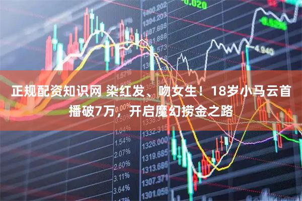 正规配资知识网 染红发、吻女生！18岁小马云首播破7万，开启魔幻捞金之路
